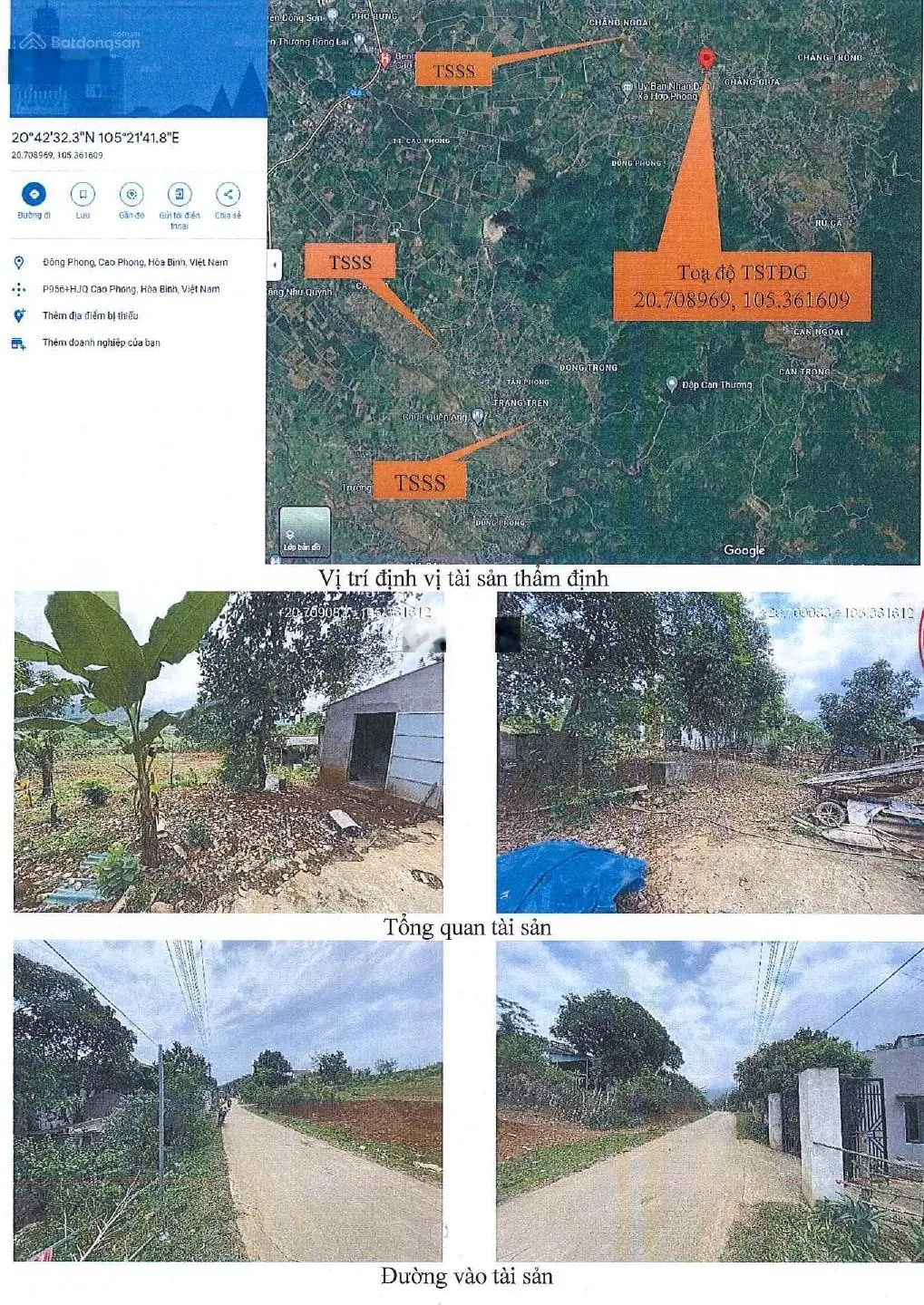 Bán đấu giá thửa đất 25, bản đồ 26, Xóm Chằng Trong, Hợp Phong, Cao Phong, Hòa Bình