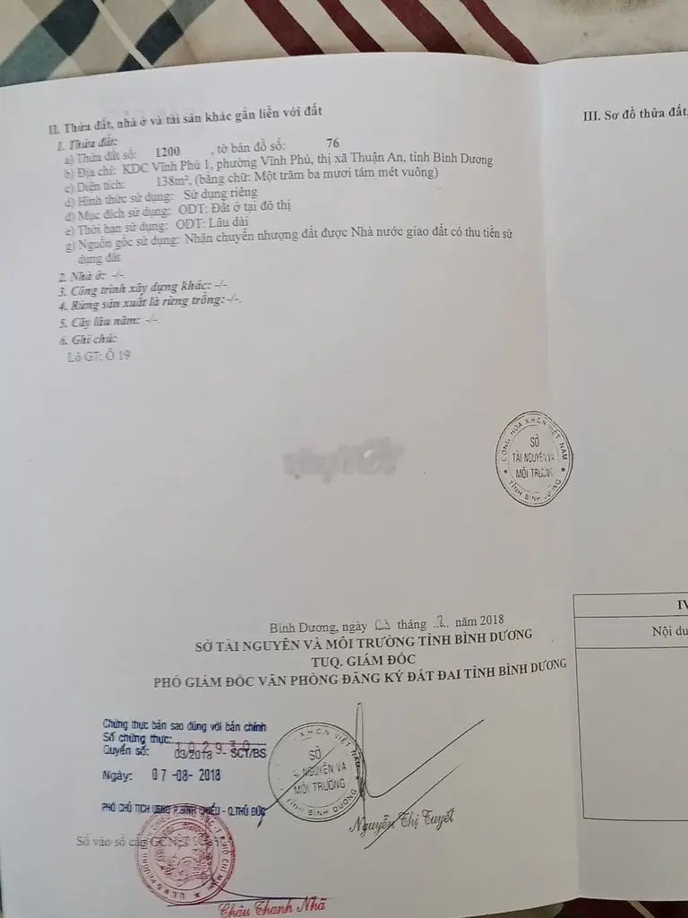 Nhà 3 Lầu KDC Vĩnh Phú 1 giáp HCM