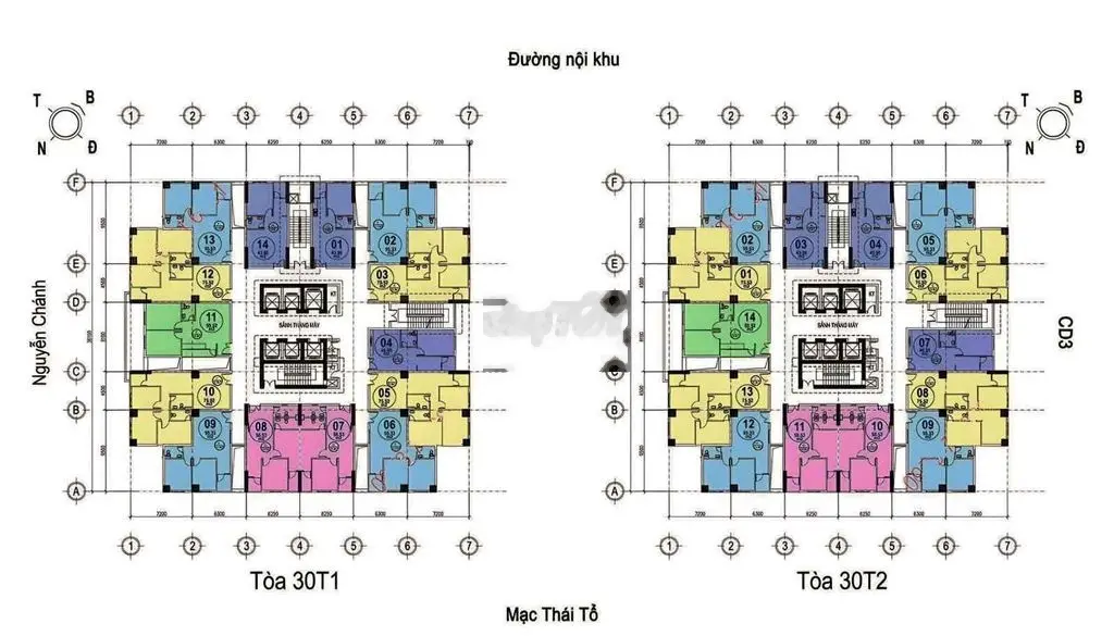 Bán căn hộ 3 ngủ diện tích 75m2 tại Nam Trung Yên, Cầu Giấy