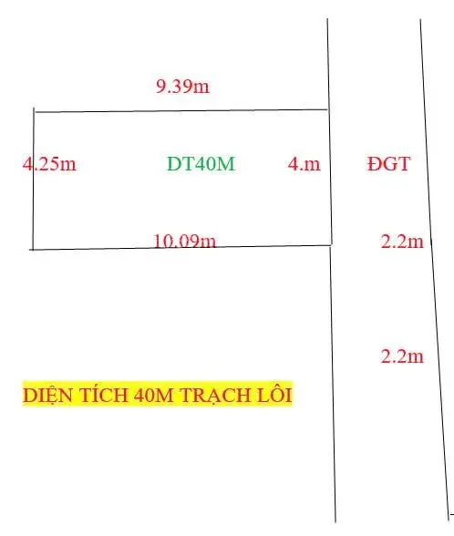 Chính chủ cần bán 40m tại Trạch Lôi, Trạch Mỹ Lộc , Phúc Thọ, Hà Nội giá chỉ 580tr