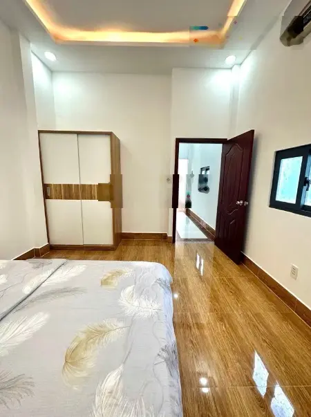 Nhà mới 100% như hình, đường oto, sổ hồng, vay NH 80%, DT 30m2, HH 1%MG Mua bán ngay trong ngày
