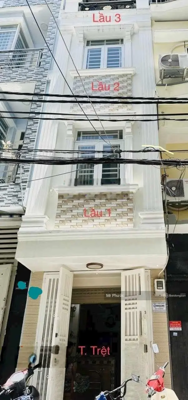 Bán nhà mặt tiền đường số khu vĩnh hội phường 4, quận 4, 18m2, 4 tầng, đẹp ở ngay chỉ 4,55tỷ