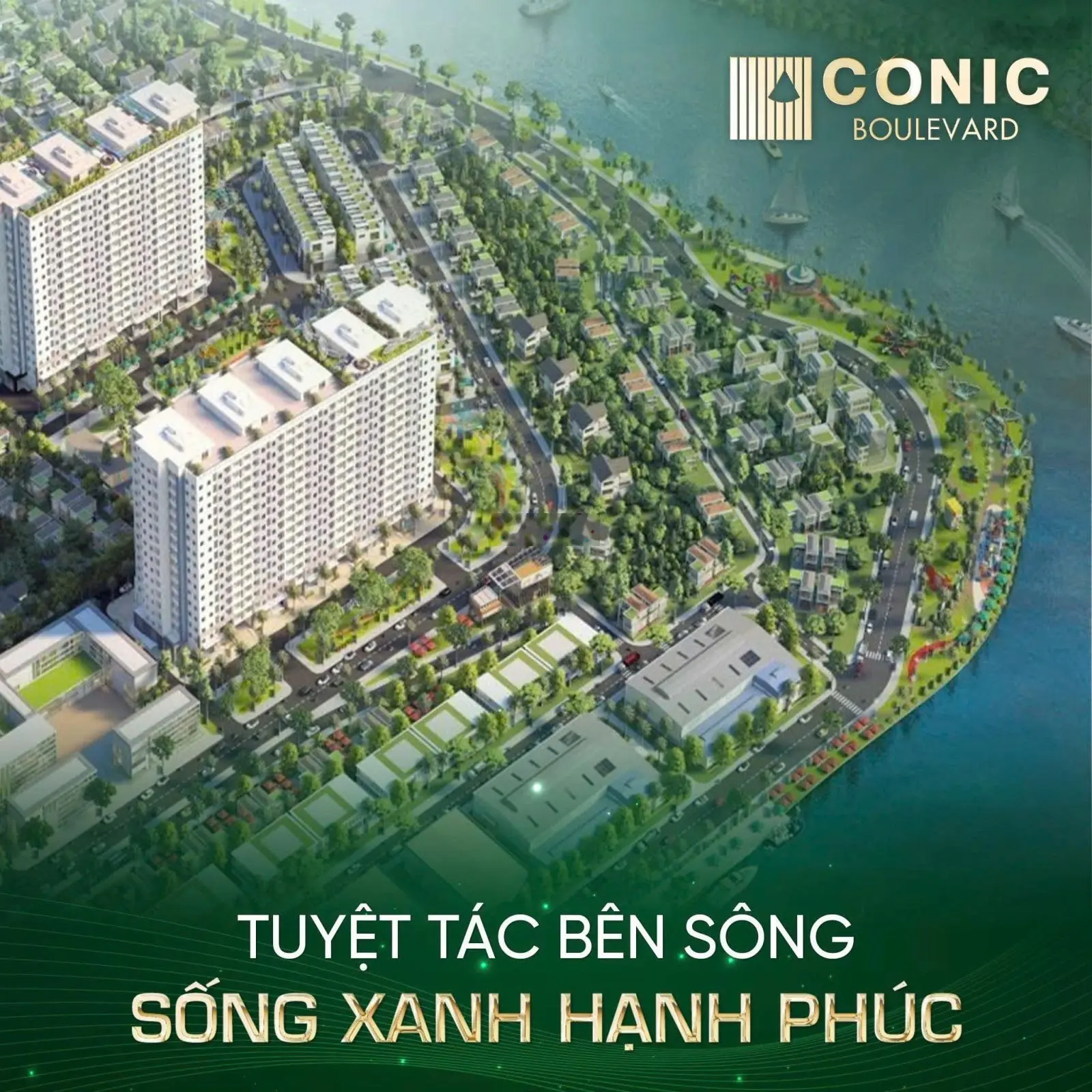 Bán chung cư mini conic boulevard view đẹp, giá 3,1 tỷ, 84m2, 2 pn, 2 pt