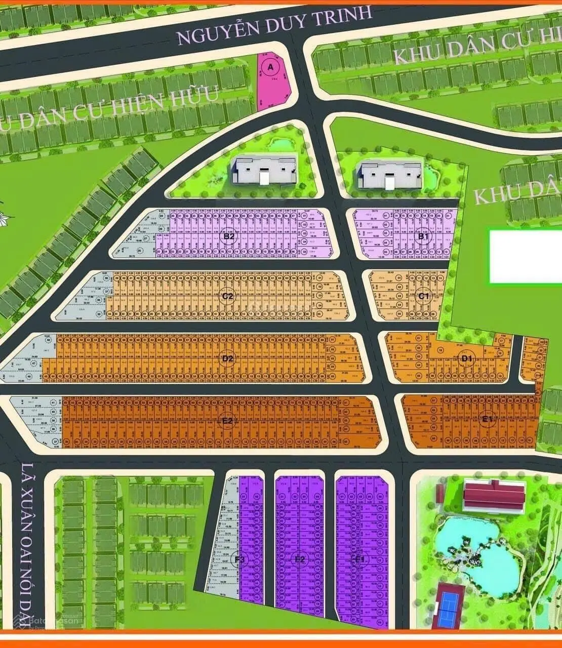 Bán lô đất dự án Nam Khang Residence đối diện Đông Tăng Long, P. Long Trường, Tp. Thủ Đức