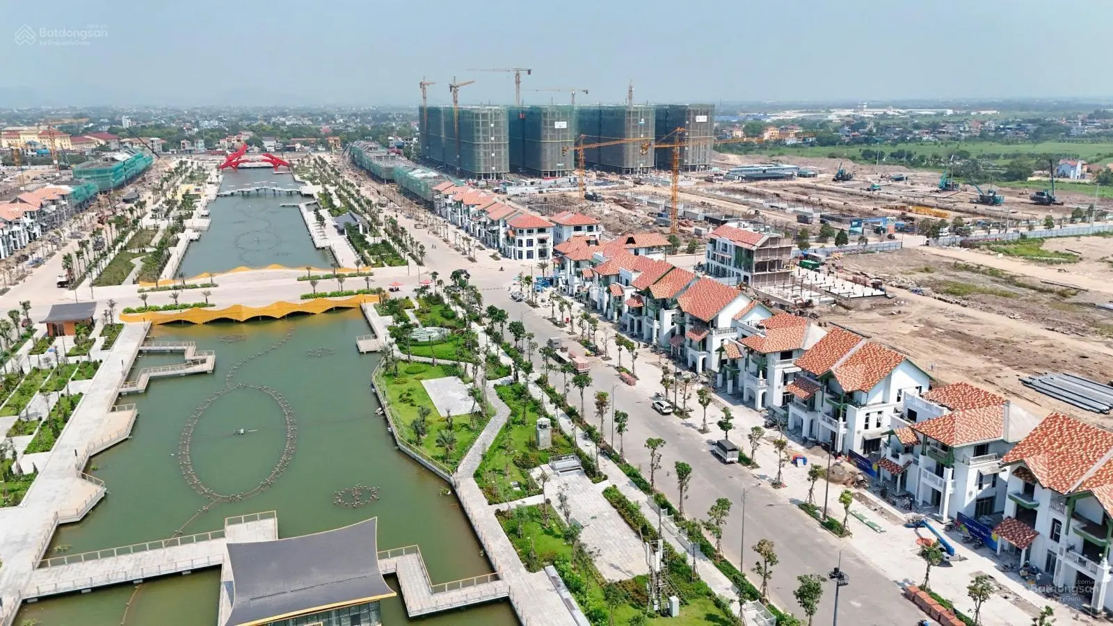 Quỹ mới đợt 2 tổng 250 Nhà phố, biệt thự quảng trường nhạc nước, DT 68m2, xây 3,5 tầng giá từ 5 tỷ