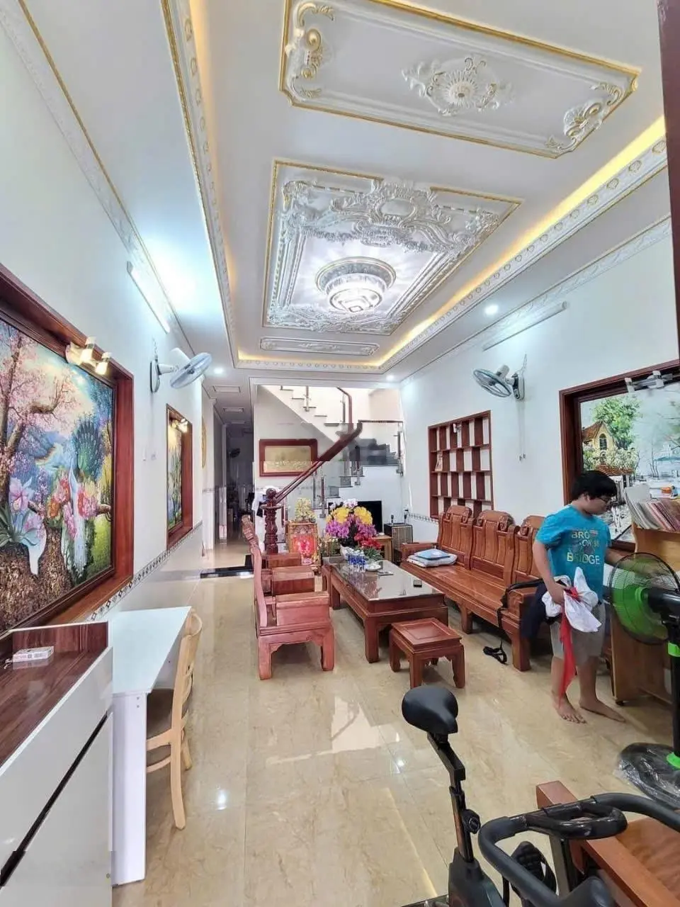 Bán Nhà 1 Trệt 1 Lầu Mặt Tiền Đường Trần Quý Cáp Phường Dĩ An, TP. Dĩ An. Giá Chỉ 4,6 Tỷ.