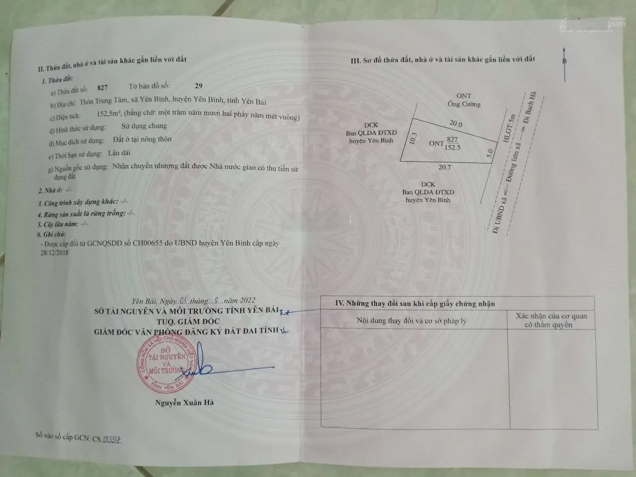 Cần Bán gấp Đất nền vị trí cực đẹp tại Xã Yên Bình, Yên Bái, liên hệ: 0988 137 ***