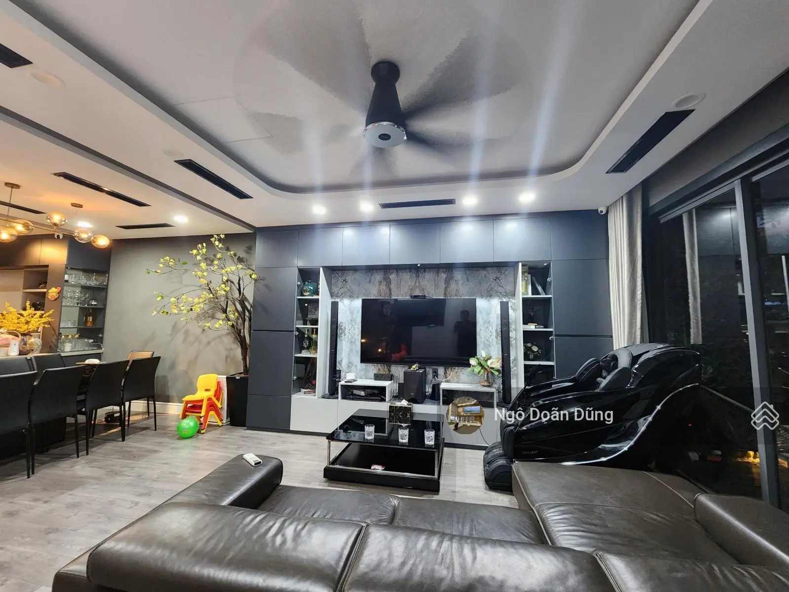 Bán liền kề 117m2 Gamuda 3 tầng MT 5.5m nội thất cao cấp sang trọng, đối diện vườn hoa 0904 744 ***