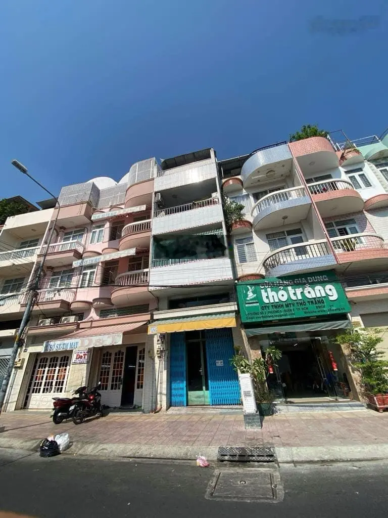 Quận 5 trước nhà 16m, 5 ô tô tránh nhau, dt 91m2 ngang 7,8m vuông vức