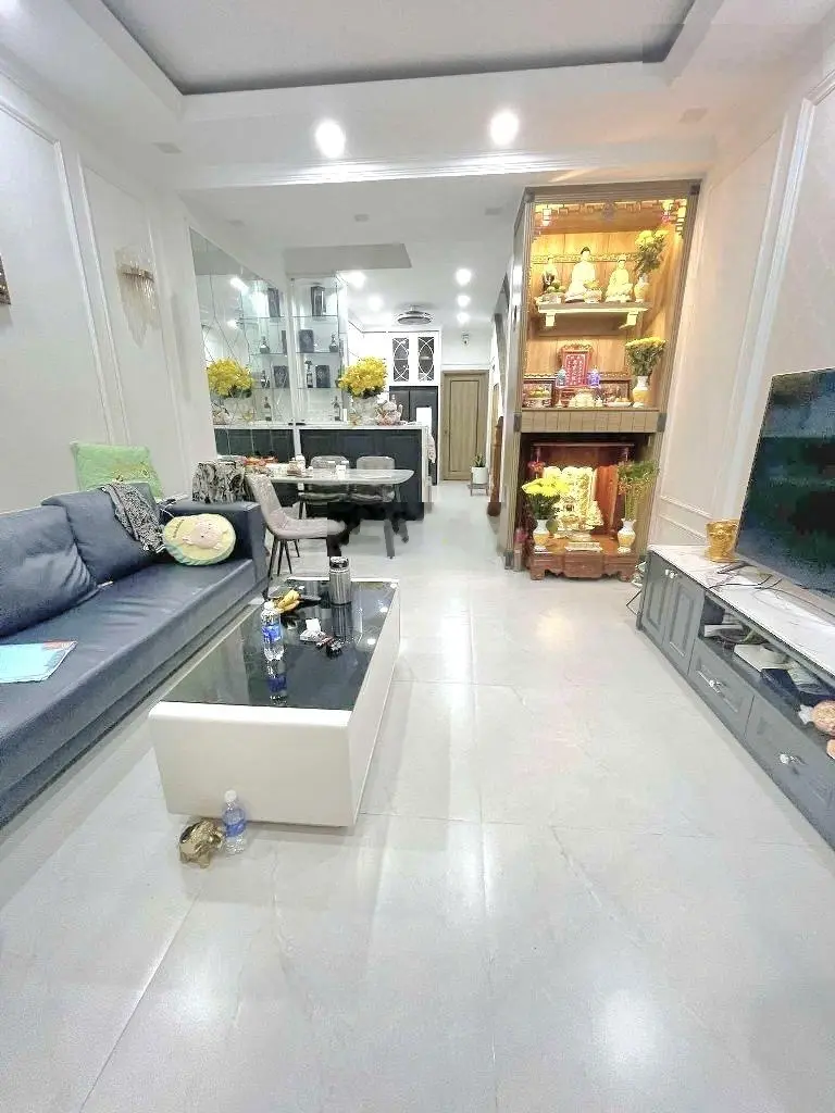 Bán nhà 4 tầng mới đẹp, tặng nội thất xịn sò, ngay Tân Hoà Đông giáp Quận 6, hơn 7 tỷ thương lượng