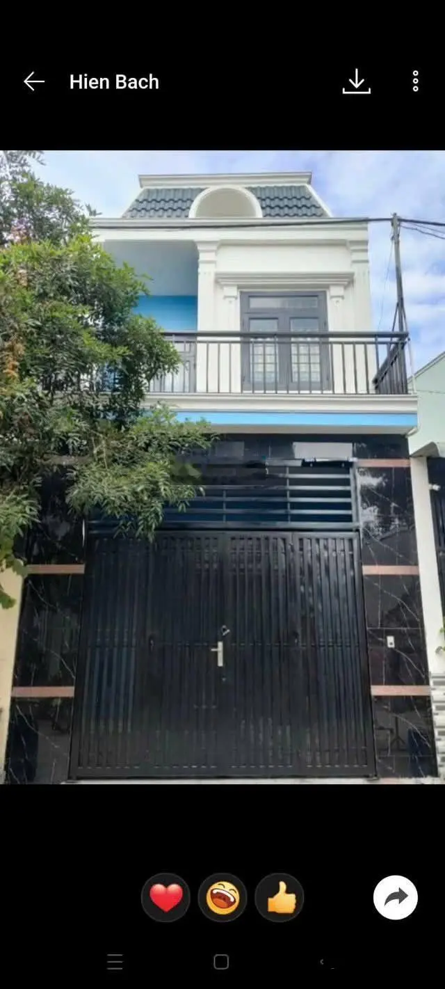 Nhà lầu đường xe gần hội trường nhân dân Đông Hòa