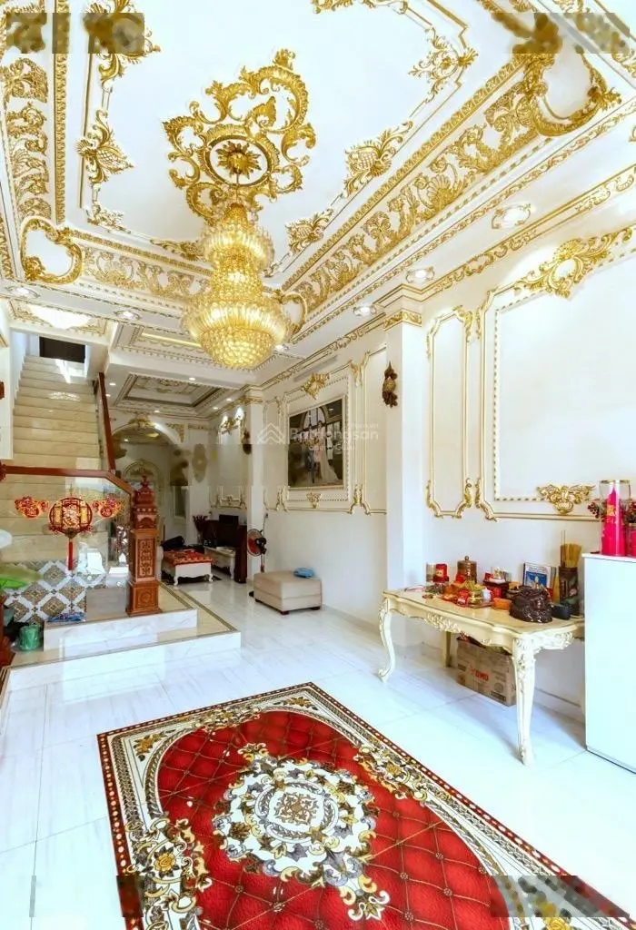 Mặt tiền Q6-siêu phẩm biệt thự dát vàng-nội thất Châu Âu - view sông - nở hậu tài lộc - chỉ 16,9 tỷ