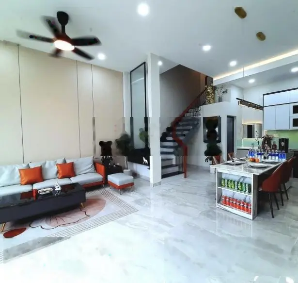 Bán gấp nhà ngay Ngã Tư Ga - full nội thất - Thạnh Lộc Quận 12 - sổ hồng riêng - 60m2 - giá 3 tỷ 1