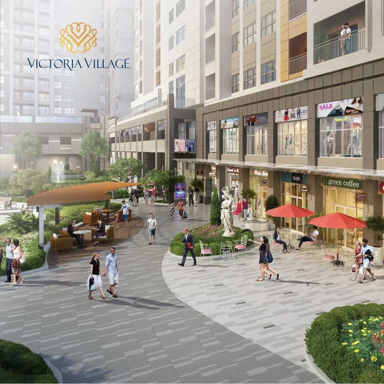 Bán căn hộ 2PN Victoria Village Q2 giá 3,6tỷ và 3PN giá 4,3tỷ Quận 2 view sông Sài Gòn