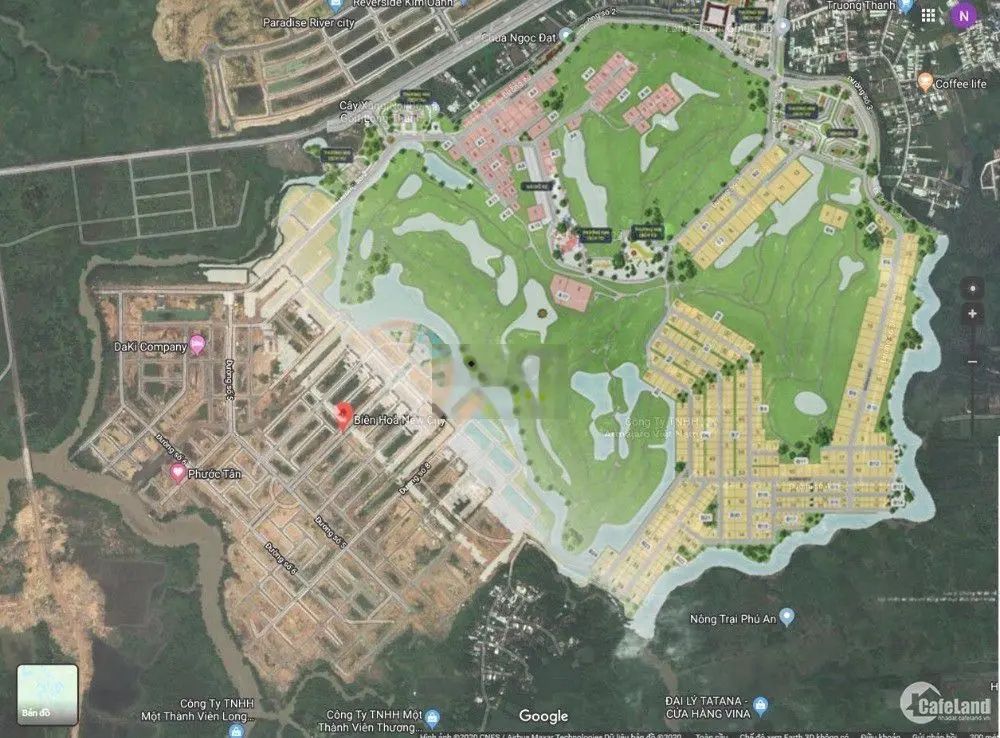 Đất nền sổ đỏ Biên Hòa New City sân golf Long Thành giá từ 15tr/100m2