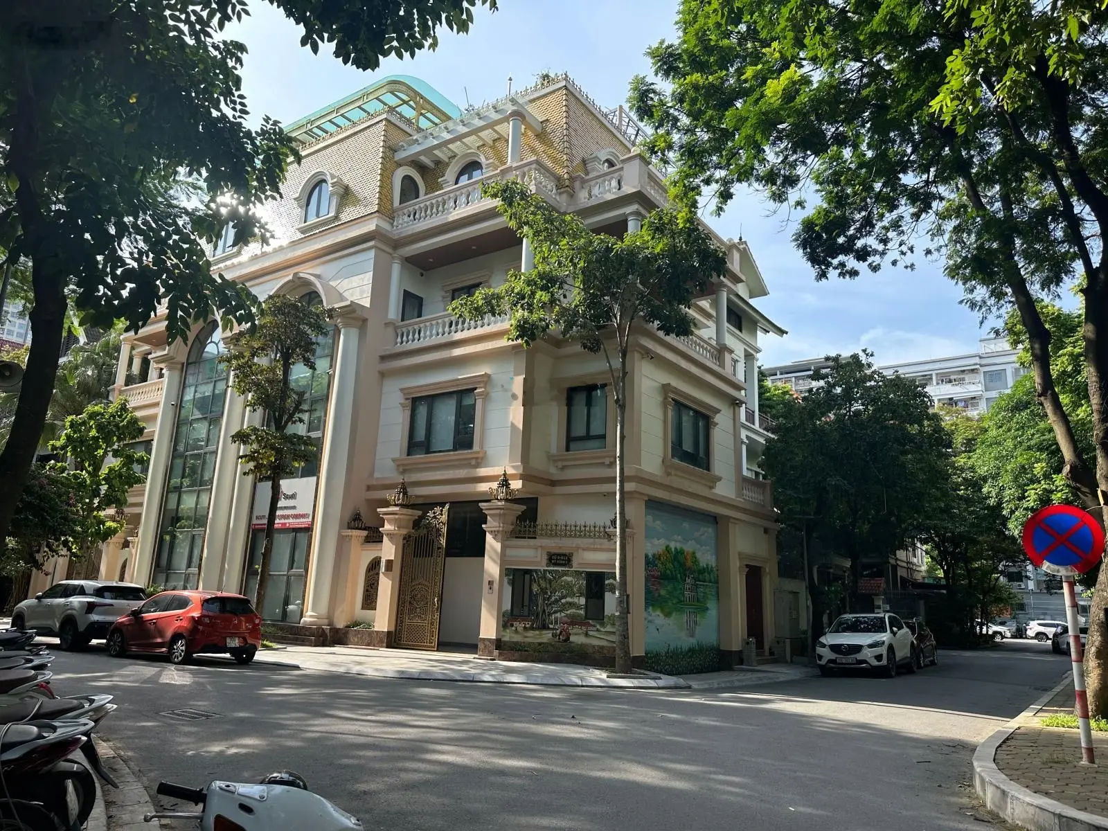 Chính chủ bán biệt thự xây thô Mễ Trì Thượng DT: 116m2 MT 10m x xây thô 4 tầng, giá: 16,5 tỷ