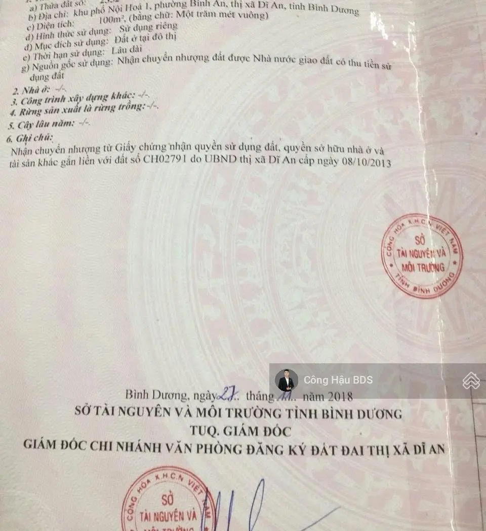Nhà Trệt- Lầu KDC Phúc Đạt, Đối Diện Dự Án Bcons City. Sát Làng ĐHQG Tp.HCM. DT: 100M2. Giá: 5.8 Tỷ