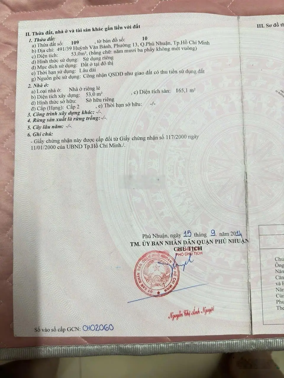 Hàng hiếm tại Huỳnh Văn Bánh, Phường 13 - 11 tỷ (Thương lượng), 53m2, 4PN, 4WC, Phú Nhuận, HCM