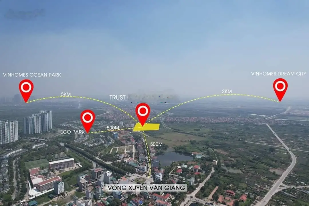 Bán lô biệt thự khu 4,3ha vòng xuyến Văn Giang Hưng Yên sát Ecopark, 0385 626 ***