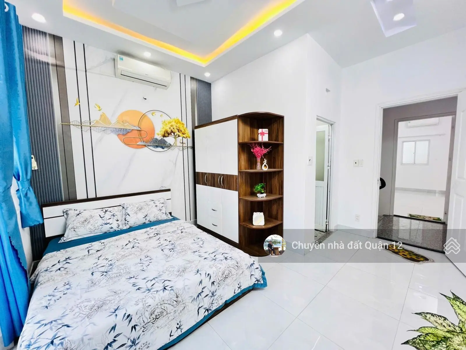 Nhà phố 66m2 đúc 1 lửng 2 lầu full nội thất hẻm 7m khu nhà lầu đường Hiệp Thành 13