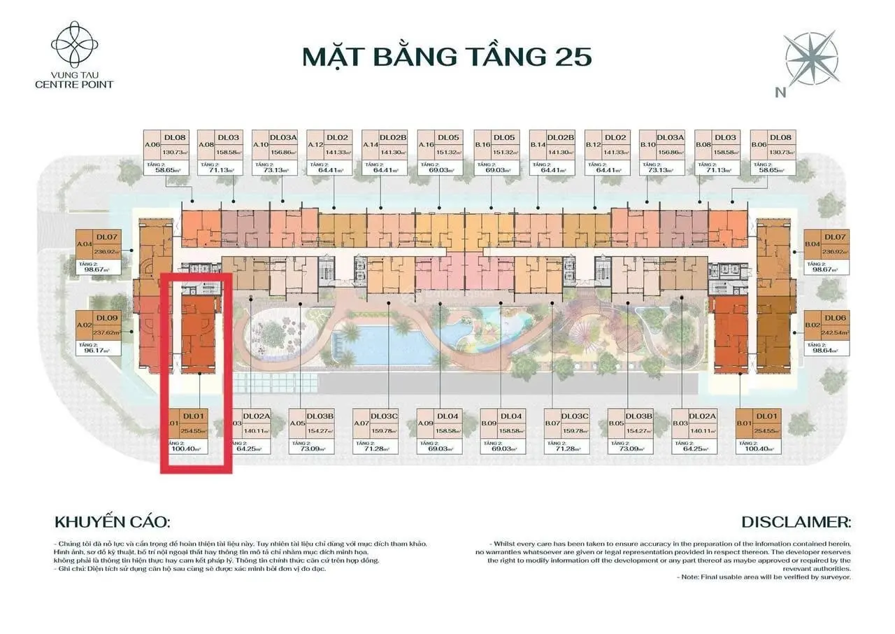 Bán Căn hộ Siêu Phẩm Penhouse đẹp nhất Vung Tau Centre Point. Giá 14 tỷ
