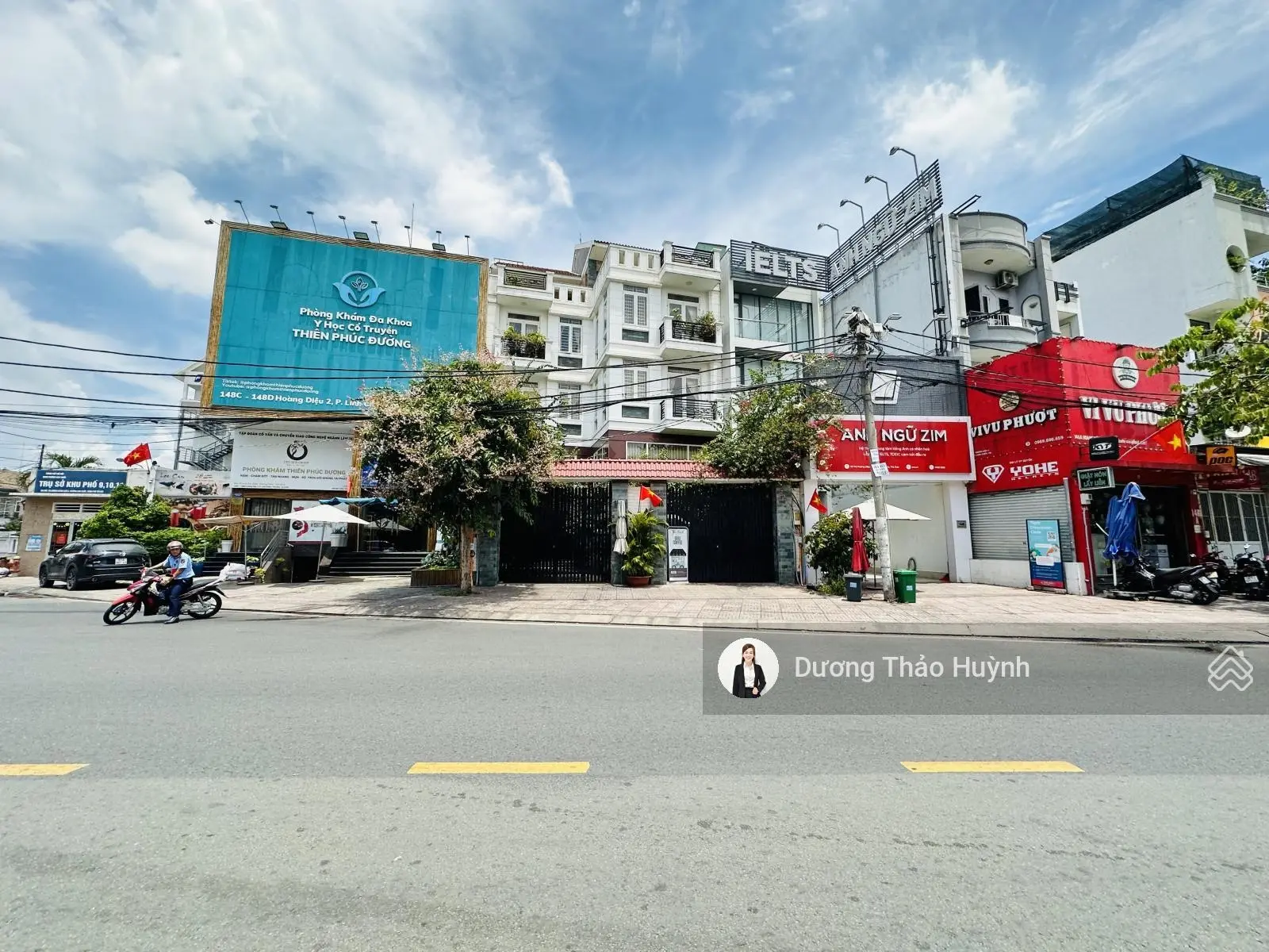 Mặt Tiền Kinh Doanh HOÀNG DIỆU 2, LINH CHIỂU -258m2= 8*33- Thu nhập 60tr/thg - Xây đc Hầm bề thế