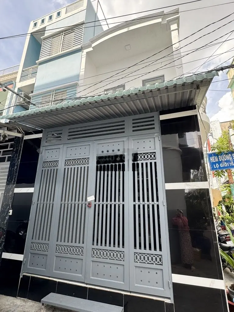 Bán nhà 1 lầu góc 2 mặt tiền hẻm 5m Cư Xá Phú Lâm A Q.6