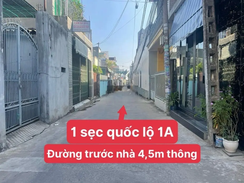 Nhà ngõ 1 xẹc quốc lộ 1A phường tân biên biên hòa