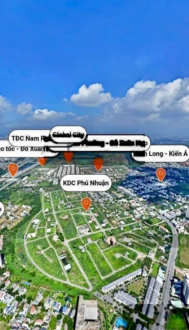 Hàng Hiếm! Chủ mới gửi nền 290m2 MT đường chính 20m KDC Phú Nhuận chỉ 82tr/m2 - liền kề Global City