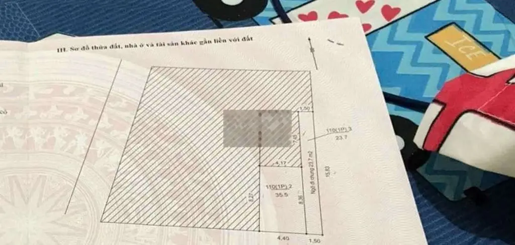 Bán nhà Thúy Lĩnh 36m²,c4,mặt tiền 4m,ôtô vào nhà, sổ đỏ chính chủ.