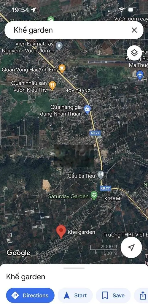 Bán nhà vườn 2500m2, gần sân bay BMT
