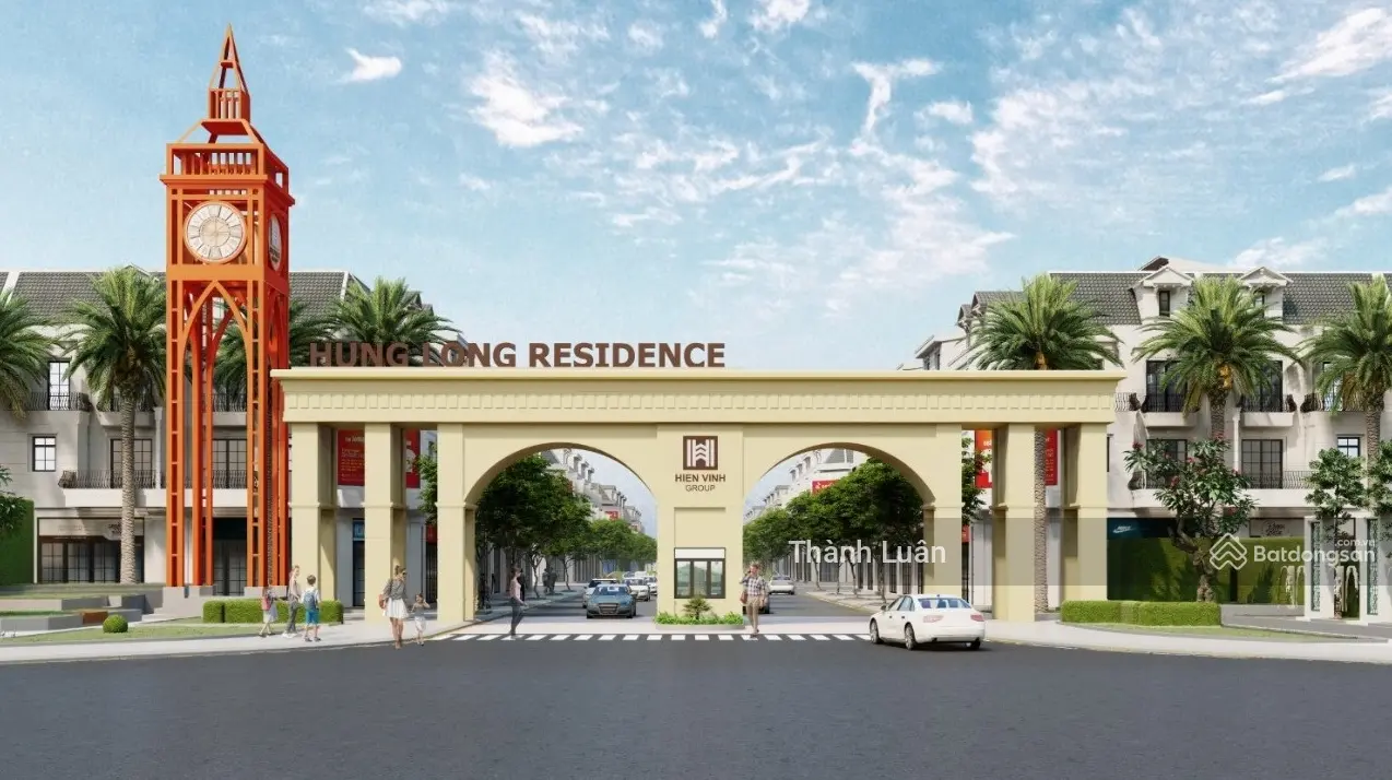 Bán đất nền dự án tại hưng long residence, giá 450 triệu vnd, diện tích 90m2