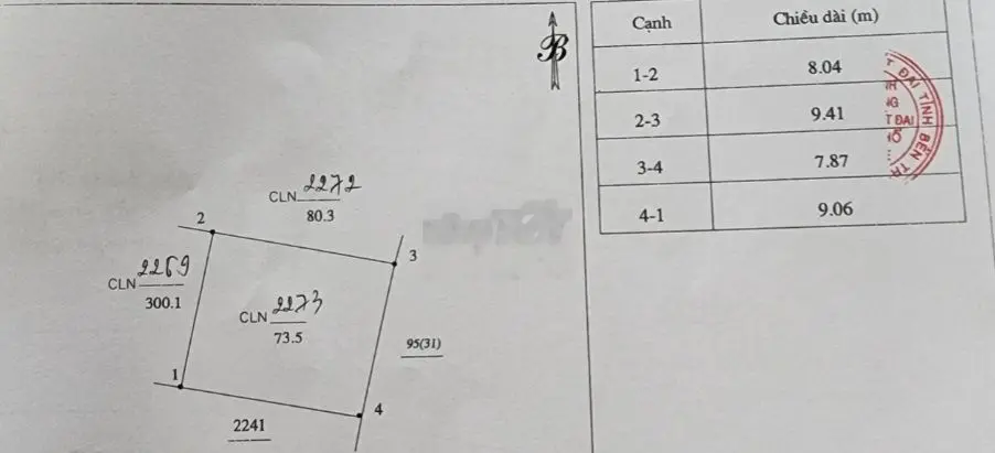 380M ĐẤT NỀN CÓ 50M THỔ CƯ PHƯỜNG PHÚ TÂN ĐƯỜNG OTO 4C