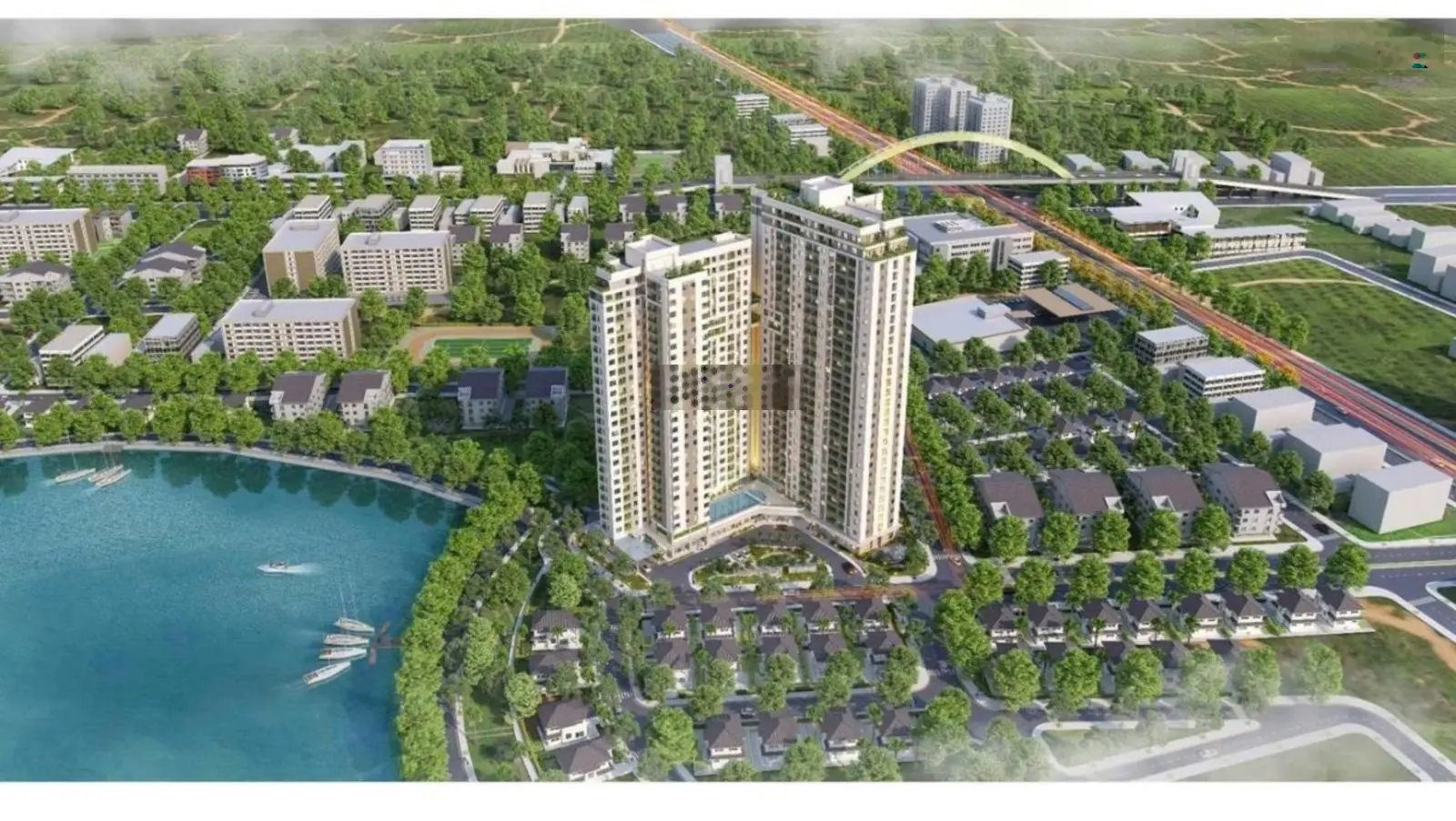 Căn hộ cao cấp ra mắt với mức giá hấp dẫn vị trí cạnh hồ Phương Lưu giá từ 3 tỷ căn 2 PN 73m2