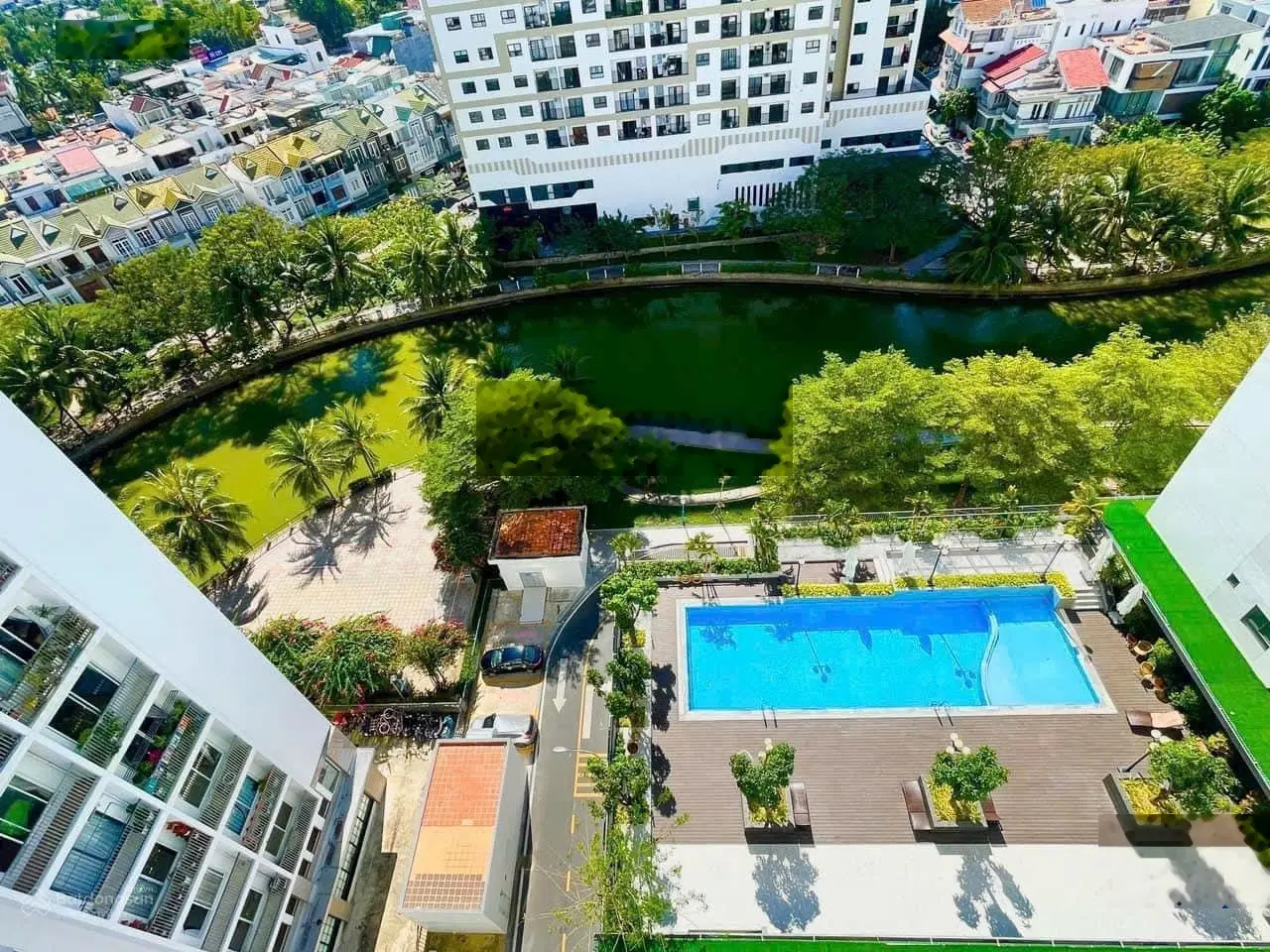 Căn 2 phòng ngủ nội thất đẹp đầy đủ, view Hồ CT3 Vĩnh Điềm Trung xách valy vào ở ngay