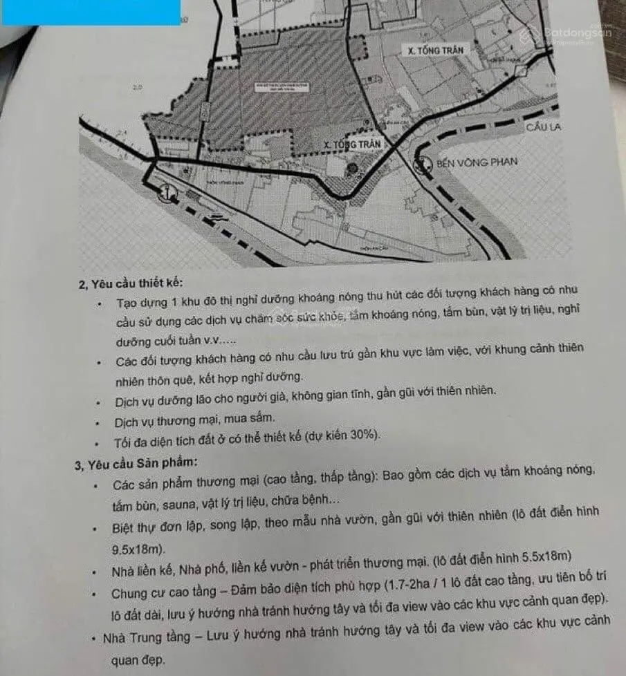 Lô góc 116m2 đấu giá Tống Trân, giá 1.X tỷ tại khu nghỉ dưỡng Khoáng Nóng