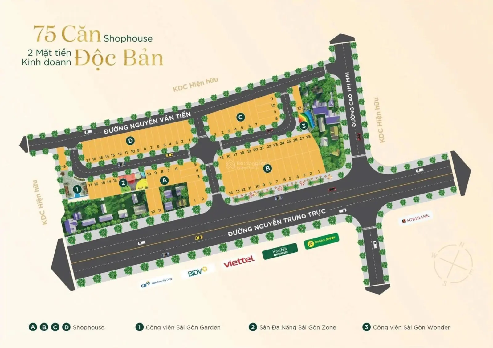 1 căn duy nhất, shophouse mặt tiền Nguyễn Trung Trực, TT Tân Trụ, diện tích 80m2 giá chỉ hơn 5 tỷ