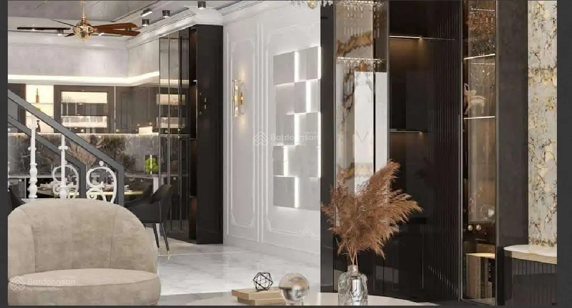 Biệt thự siêu đẹp phú mỹ hánh DX 43 đối diện hiệp thành 3 sân 4 ô-tô 4 PN Hướng Đông Nam