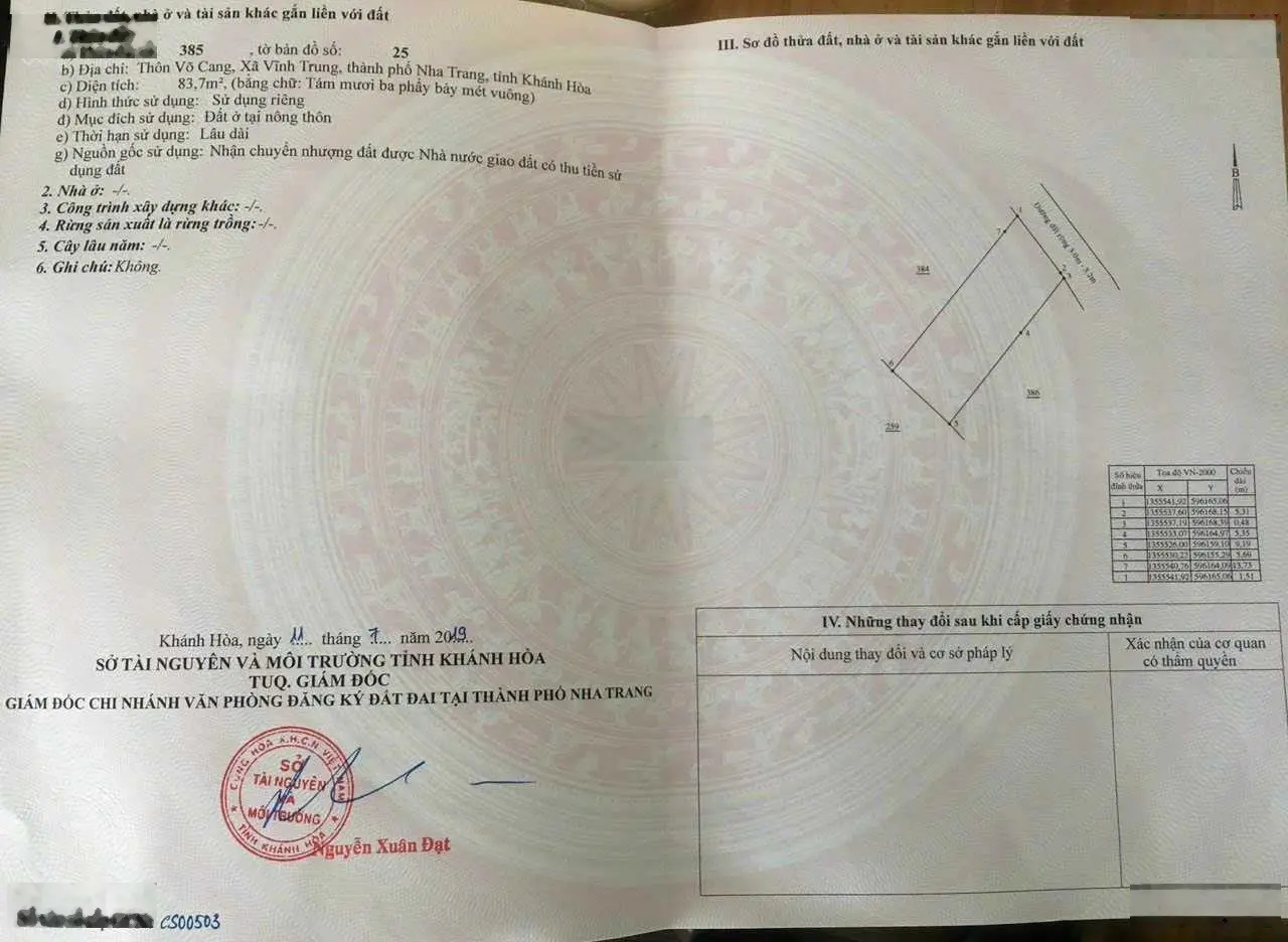 Lô đất Vĩnh Trung cách đường 23/10 chỉ 100m, gần siêu thị Metro, sát đường thông Võ Nguyên Giáp