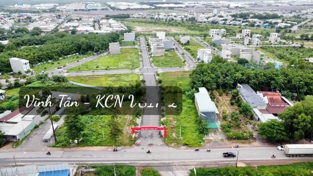 BÁN ĐẤT SỔ SẴN NGAY CHỢ VĨNH TÂN KCN VISP 2 MỞ RỘNG