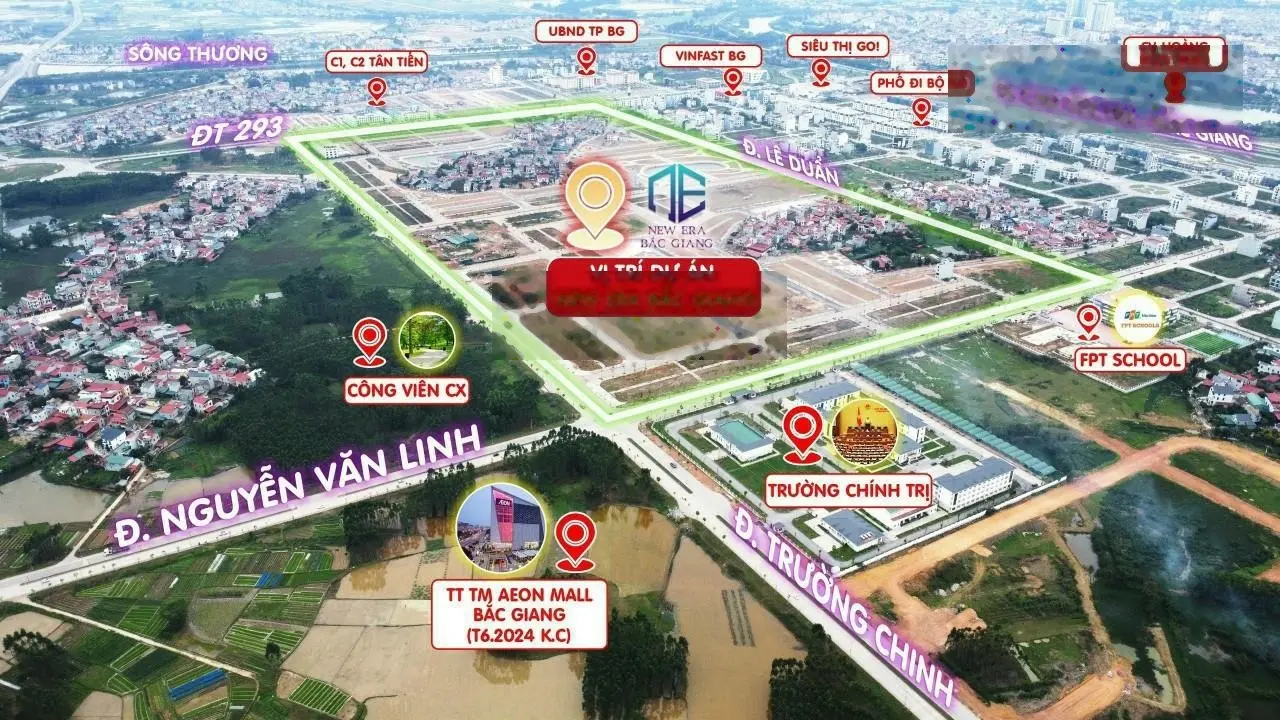 Chính chủ cần tiền để lại suất ngoại giao khu đô thị phía Nam TP Bắc Giang - gần nhà thi đấu TPBG