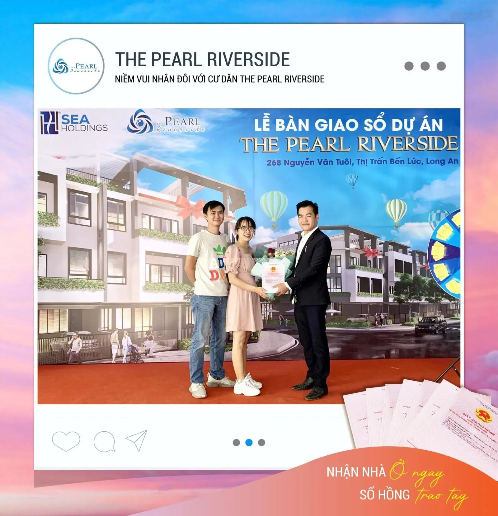 Nhà phố the pearl riverside mặt tiền sông - cuộc sống xanh - chuẩn singapore