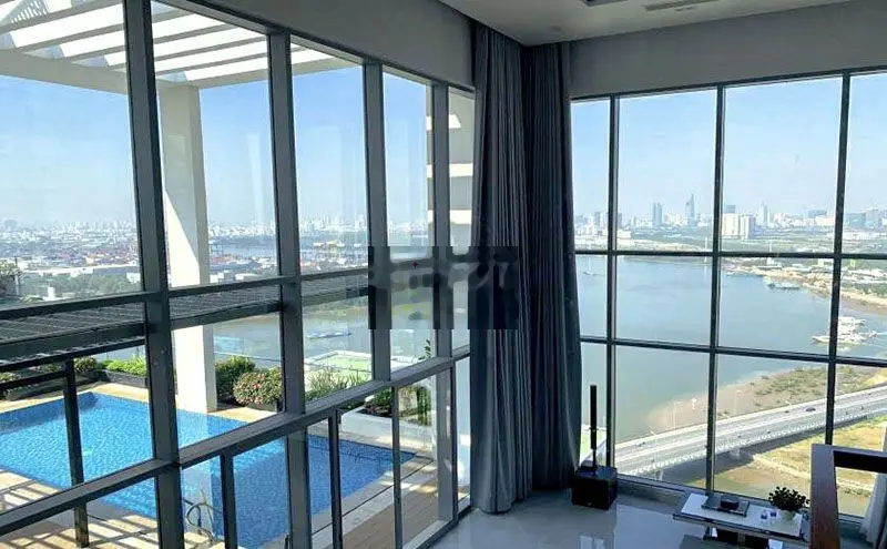 Penthouse - Sky Villa Đảo Kim Cương, 567m2, 2 tầng, view sông, Bitexco
