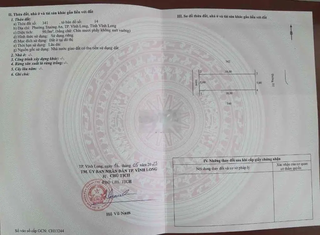 BÁN NỀN ĐẤT RẤT ĐẸP PHƯỜNG TRƯỜNG AN
