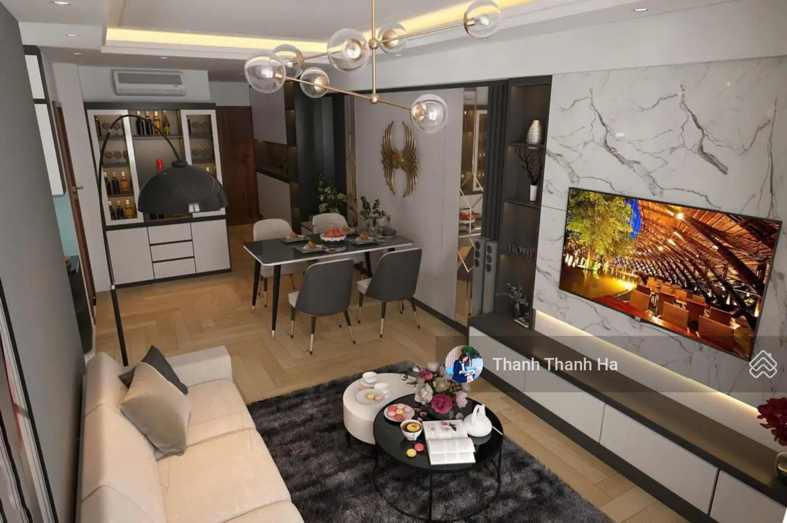 GIA ĐÌNH CẦN BÁN CĂN HỘ CHUNG CƯ B2 - HUD2 TÂY NAM LINH ĐÀM. DT 67M THIẾT KẾ 2NG 2VS. SĐCC