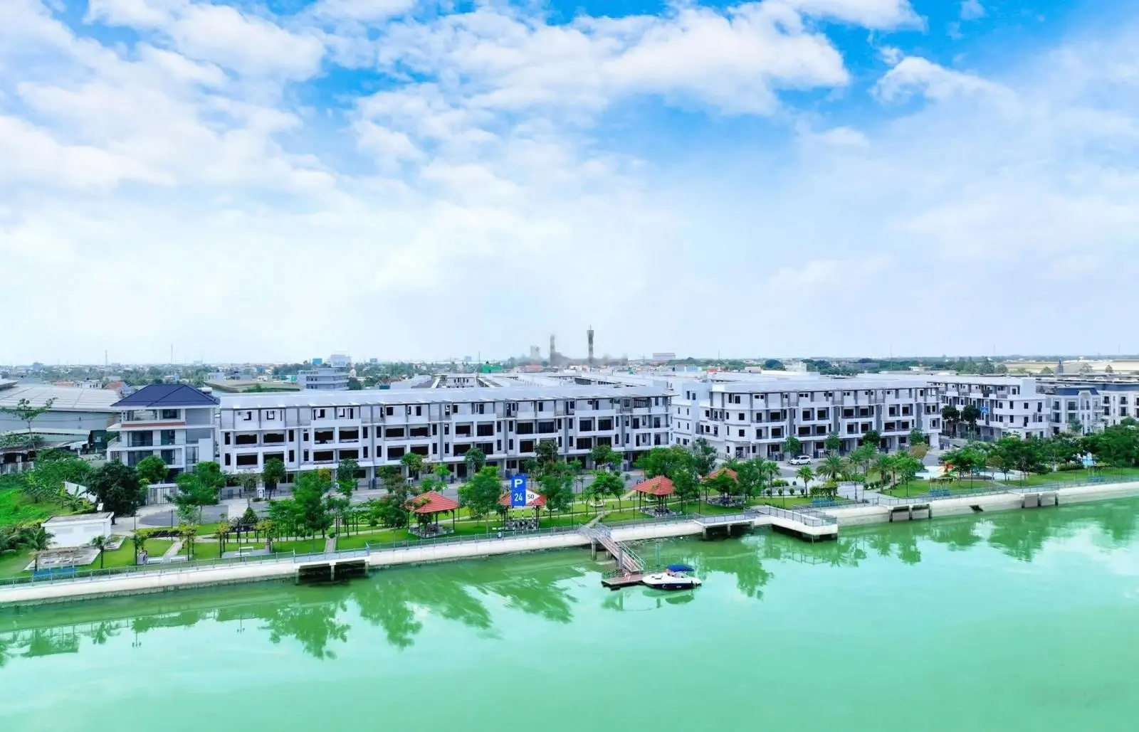 Căn biệt thự duy nhất tại dự án the pearl riverside 762m2, 4 tầng, hồ bơi riêng, sân vườn riêng
