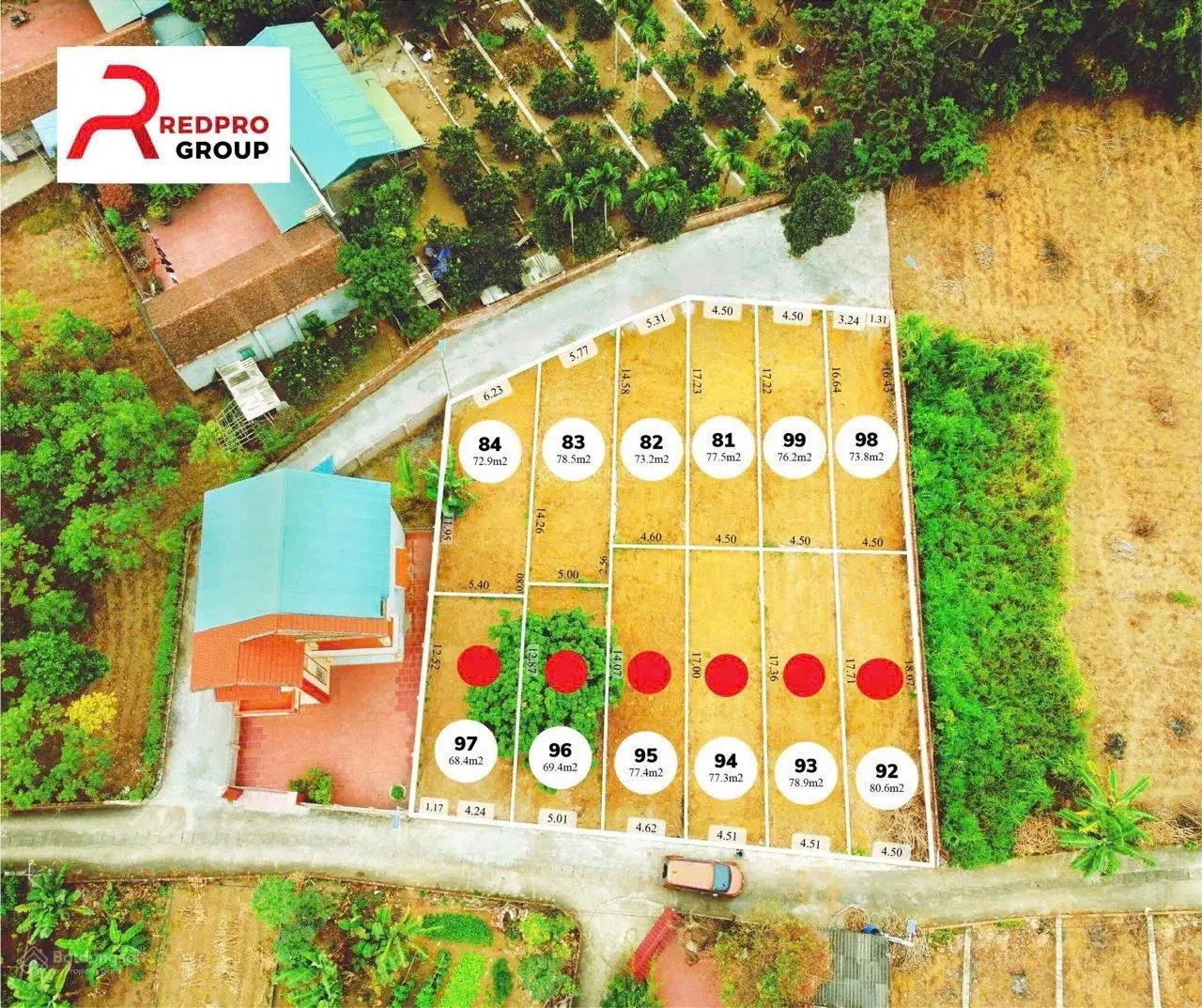 Bán nhanh lô 73.2m2 Thái Bình, Bình Yên, Thạch Thất, giá 25tr/m2, Call Em Anh: 0988 412 ***