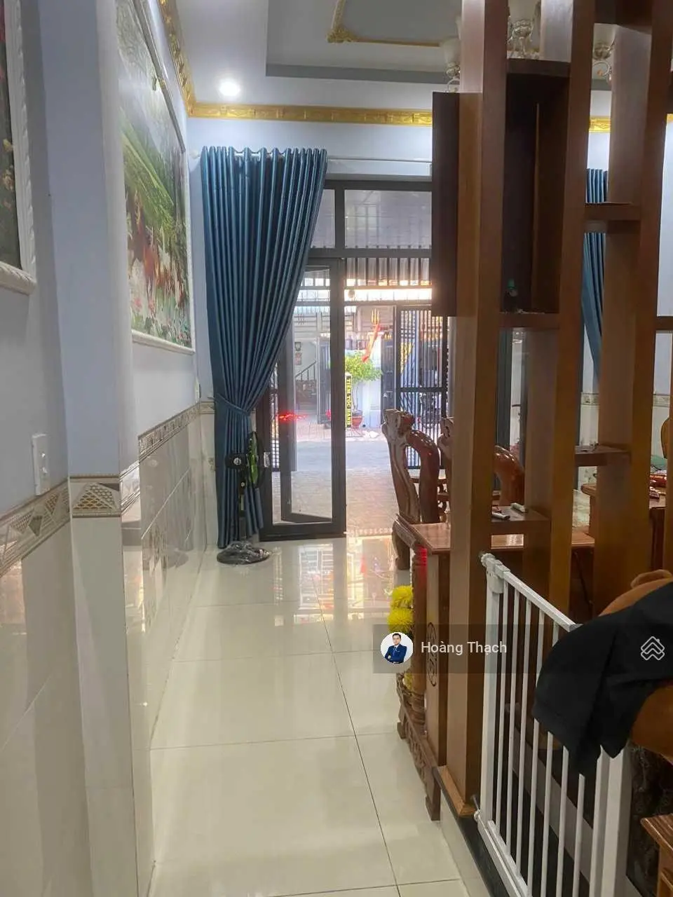 Nhà 1 trệt 1 lầu ngã tư Chiêu Liêu đường nhựa 10m vỉa hè, sân ô tô