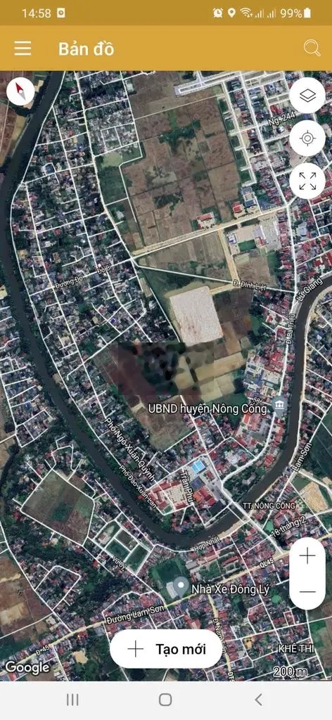 Đất ở view sông giữa thị trấn