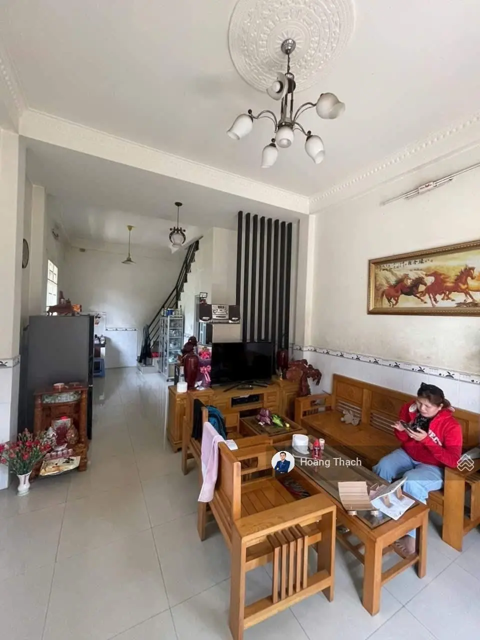 Nhà 1 trệt 1 lầu góc 2 mặt tiền gần BV Dĩ An, P Tân Đông Hiệp, ngang 6m đường ô tô full thổ cư